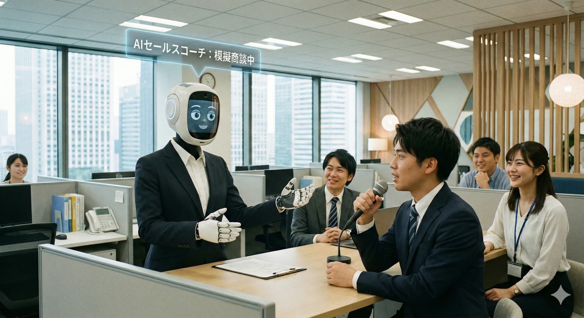 社長にロープレが集中していた営業チームの相談事例 ― PDFから顧客を再現する営業ロープレAI